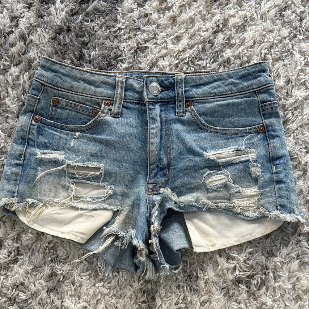 American Eagle Hi-Rise Festival Jean Shorts